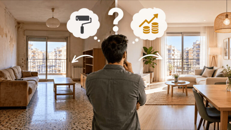 ¿Vender el piso tal como está o reformarlo antes? Cómo decidir qué compensa realmente